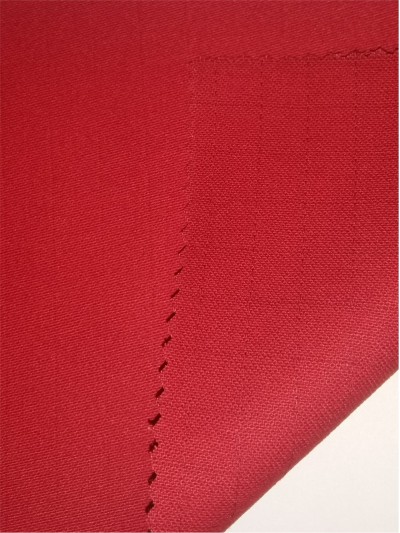 XX-FSSY/YULG  100％ cotton FR anti-static satin fabric 16S*10S/104*52 300GSM 側面照